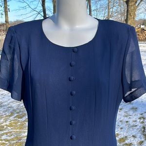 Fabulous VTG Ultra Dress NY long & pleated M-L